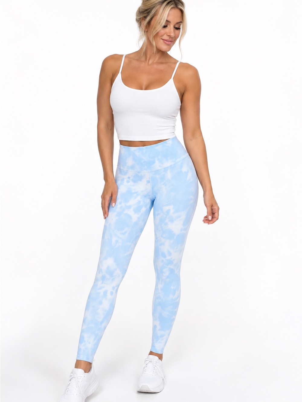 Glyder CLOUD tye dye sz Small leggings b33